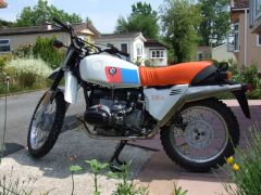 Jim Isherwoods 1981 R80G/S after its MoT pass